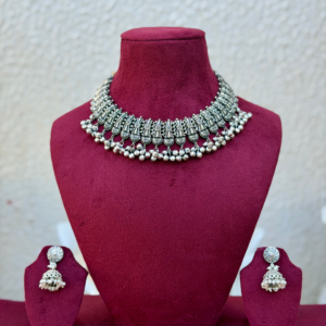Ghungroo German Silver Necklace