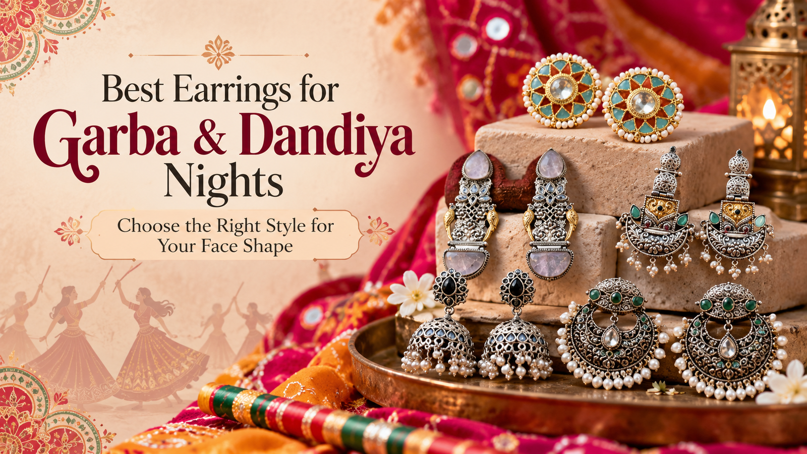 Garba Nights_ Earrings for Every Face Shape